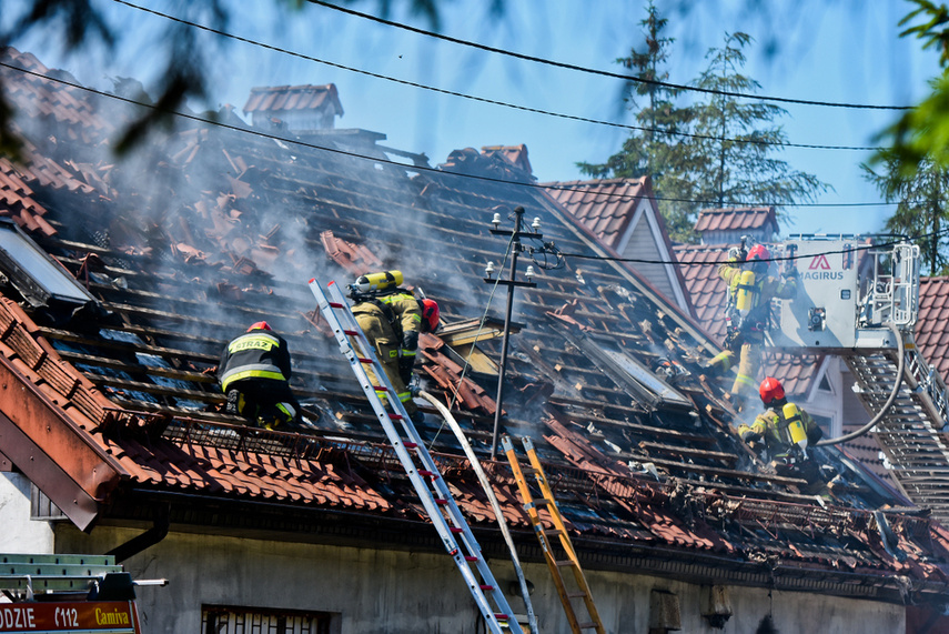 Pożar piekarni w Milejewie zdjęcie nr 243438