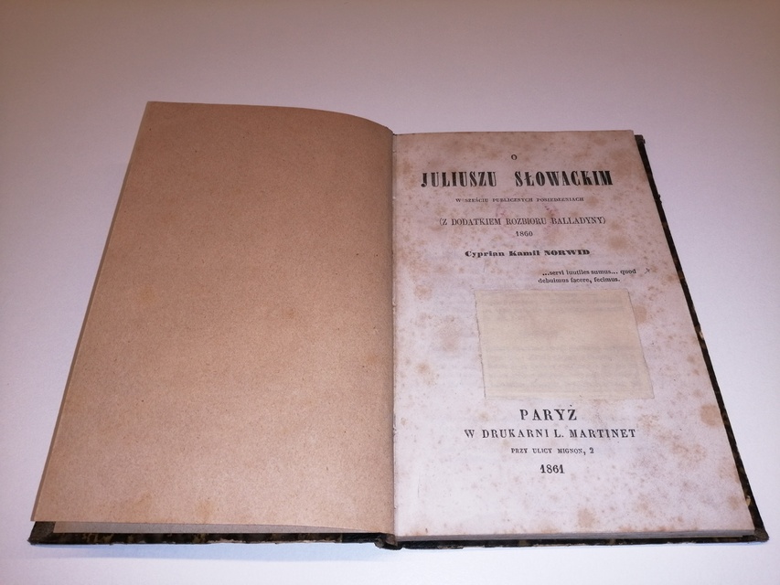 "Odpowiednie dać rzeczy słowo"... i obraz. Norwid w Bibliotece Elbląskiej zdjęcie nr 248963