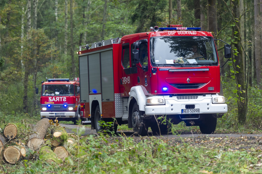 Strażacy ćwiczyli w okolicach Młynar zdjęcie nr 249393