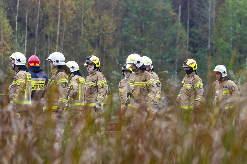 Strażacy ćwiczyli w okolicach Młynar zdjęcie nr 249396