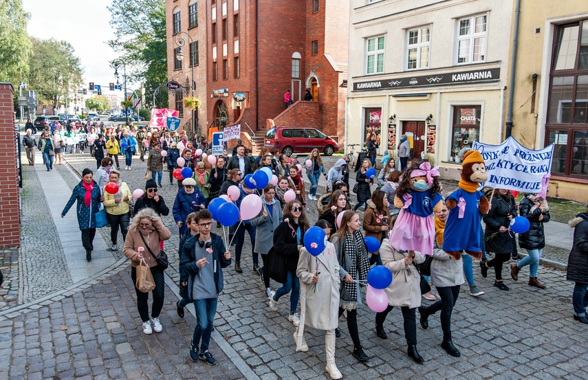 Kochają życie i pokazują to innym. Marsz Amazonek w Elblągu zdjęcie nr 250306