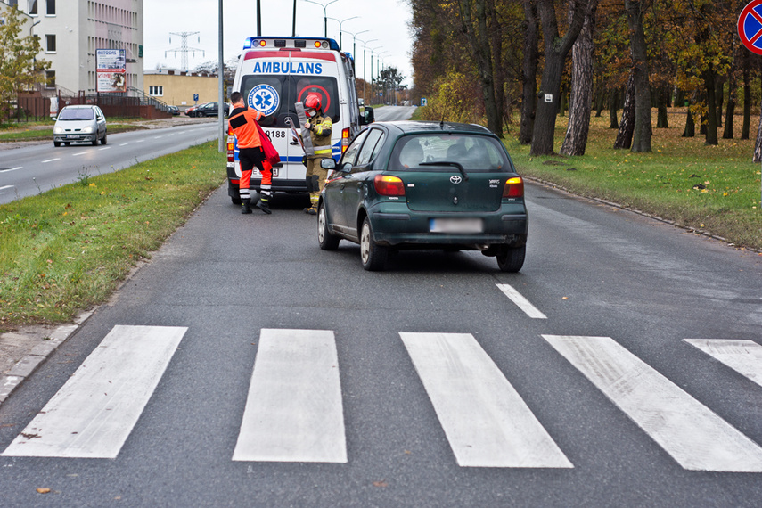 Potrącenie na Browarnej i kolizja w Milejewie zdjęcie nr 251487