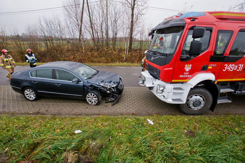 Potrącenie na Browarnej i kolizja w Milejewie zdjęcie nr 251475