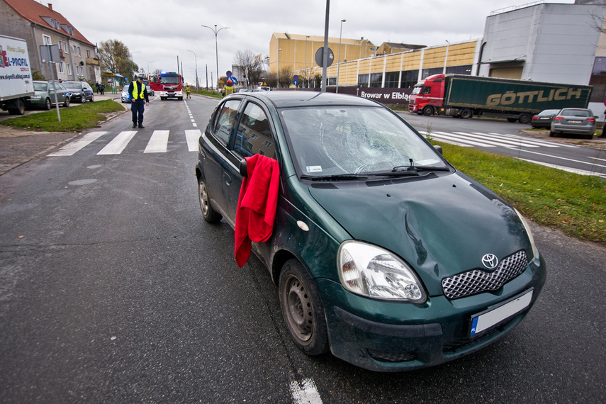 Potrącenie na Browarnej i kolizja w Milejewie zdjęcie nr 251480