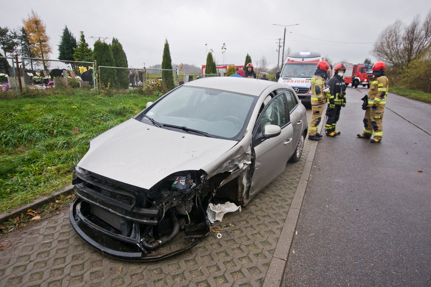 Potrącenie na Browarnej i kolizja w Milejewie zdjęcie nr 251477