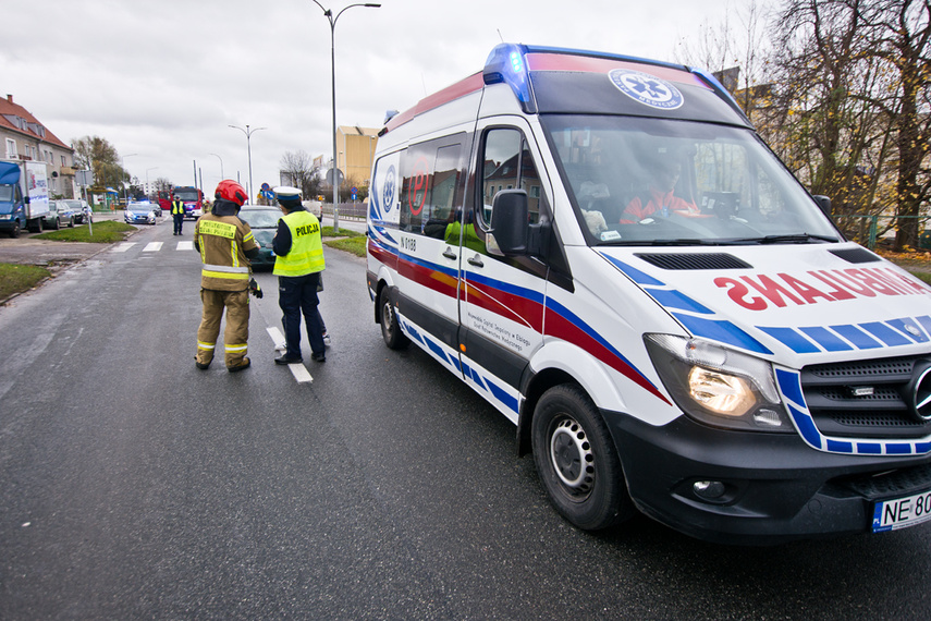 Potrącenie na Browarnej i kolizja w Milejewie zdjęcie nr 251481