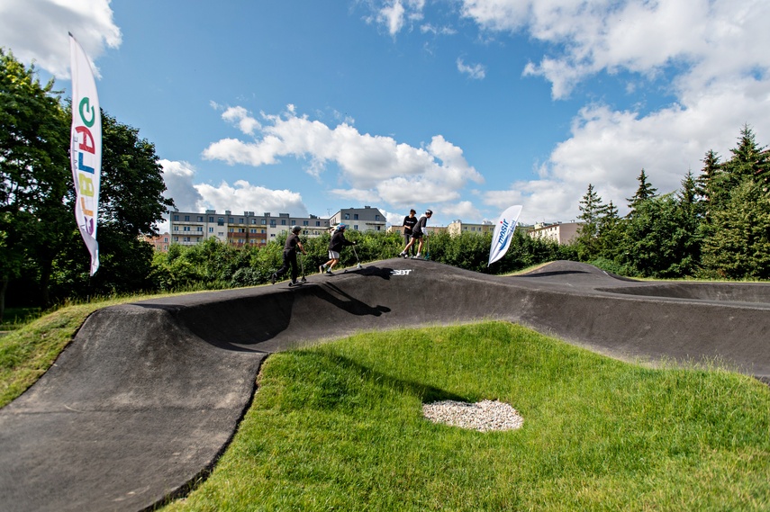 Pumptrack w parku Traugutta już otwarty zdjęcie nr 265812