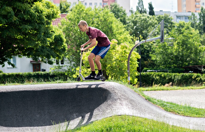 Pumptrack w parku Traugutta już otwarty zdjęcie nr 265817