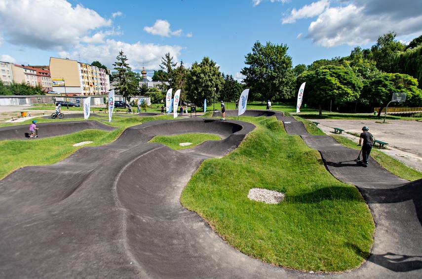 Pumptrack w parku Traugutta już otwarty zdjęcie nr 265822