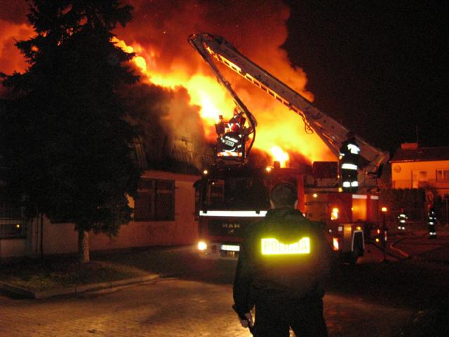 Pożar na Komeńskiego zdjęcie nr 21663