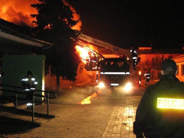 Pożar na Komeńskiego zdjęcie nr 21667