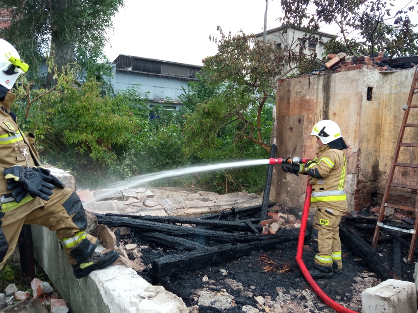 Pożar pustostanu w Tolkmicku zdjęcie nr 267260