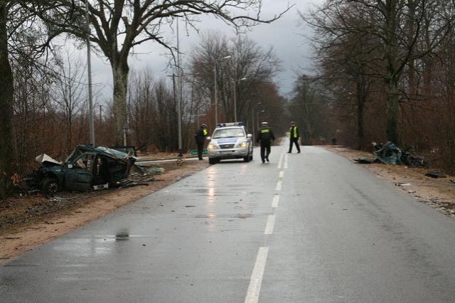 Uderzył w przydrożne drzewo zdjęcie nr 21826