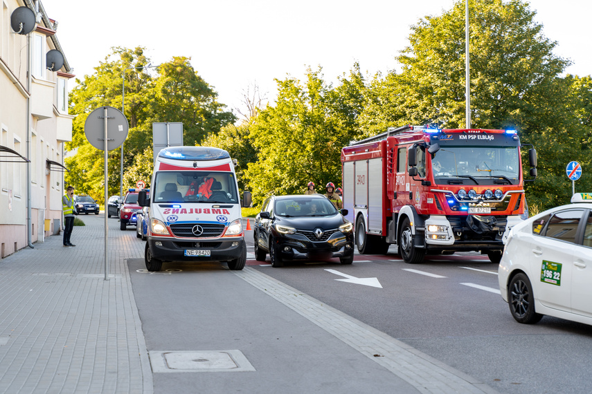 Elbląg  Stłuczka trzech aut na ulicy Górnośląskiej