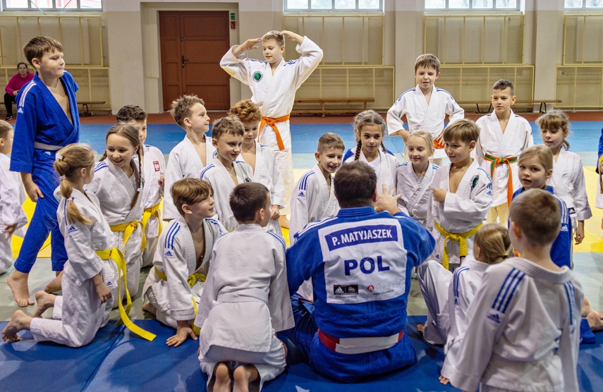 Judoka Przemysław Matyjaszek na „Spotkaniu z Mistrzem“ zdjęcie nr 274503