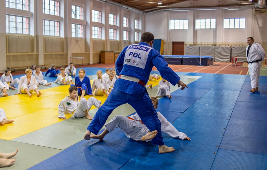 Judoka Przemysław Matyjaszek na „Spotkaniu z Mistrzem“ zdjęcie nr 274505