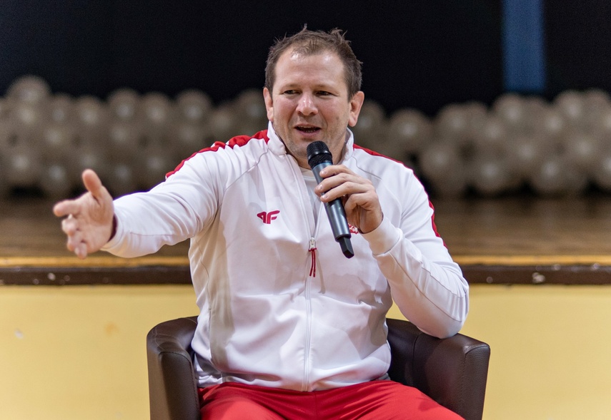 Judoka Przemysław Matyjaszek na „Spotkaniu z Mistrzem“ zdjęcie nr 274494