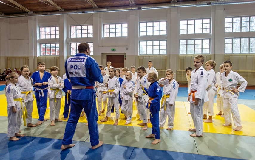 Judoka Przemysław Matyjaszek na „Spotkaniu z Mistrzem“ zdjęcie nr 274501