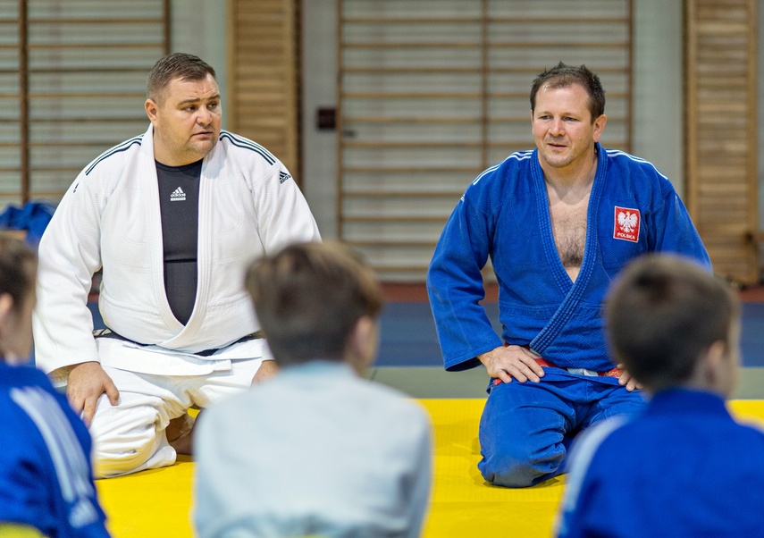 Judoka Przemysław Matyjaszek na „Spotkaniu z Mistrzem“ zdjęcie nr 274498