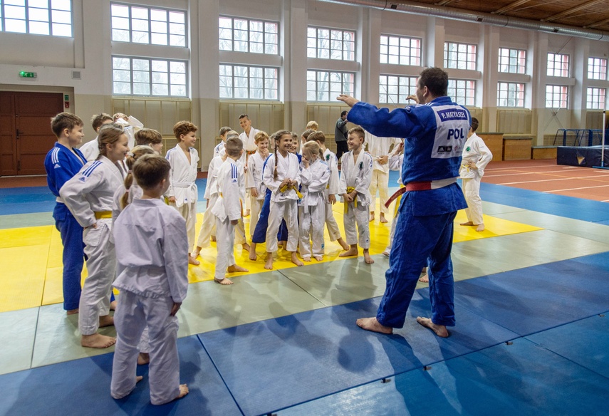 Judoka Przemysław Matyjaszek na „Spotkaniu z Mistrzem“ zdjęcie nr 274502