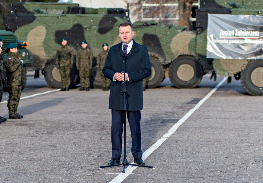 Mariusz Błaszczak w Elblągu: „Nasycamy wojskiem polskim wschodnią część naszego kraju” zdjęcie nr 276769