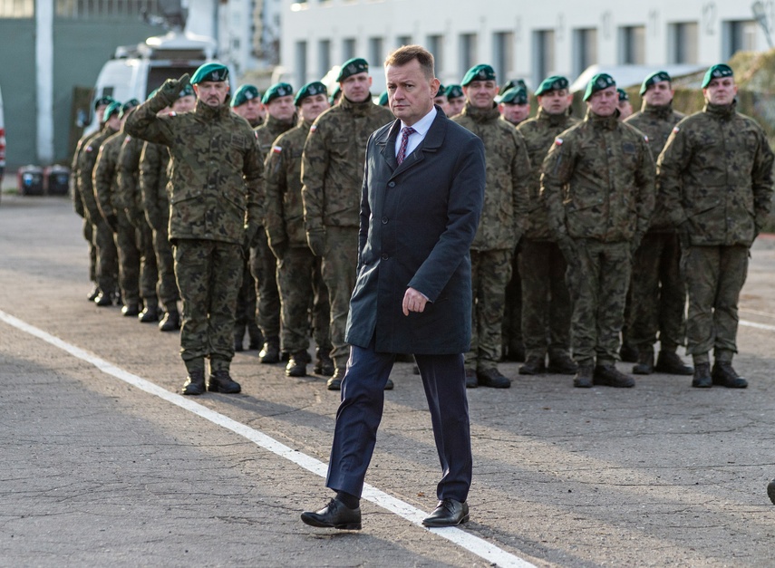 Mariusz Błaszczak w Elblągu: „Nasycamy wojskiem polskim wschodnią część naszego kraju” zdjęcie nr 276756