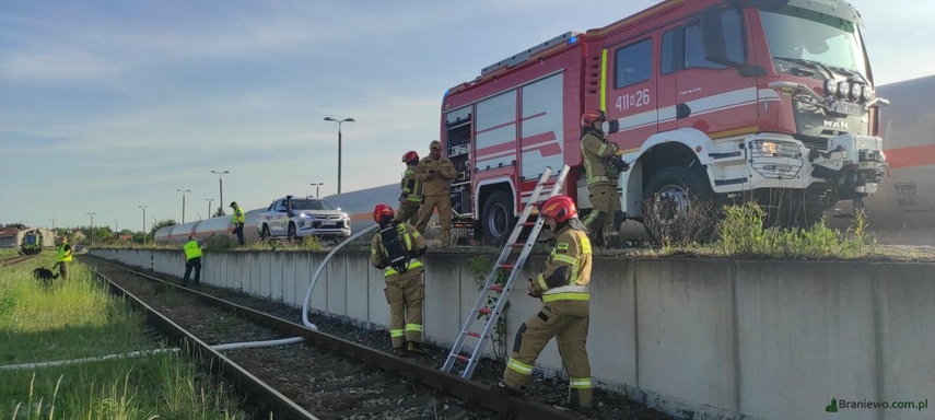 Wyciek gazu z cysterny, która przyjechała z Rosji zdjęcie nr 285297