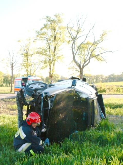 Elbląg Dachowanie pod Krasnym Lasem
