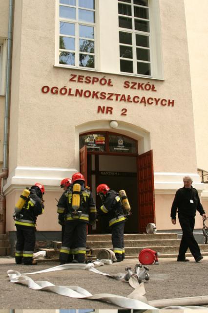 Pożar w II LO zdjęcie nr 24024
