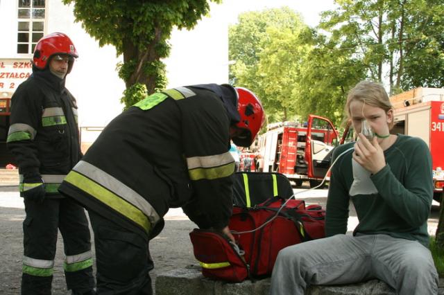 Pożar w II LO zdjęcie nr 24031