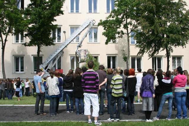 Pożar w II LO zdjęcie nr 24026