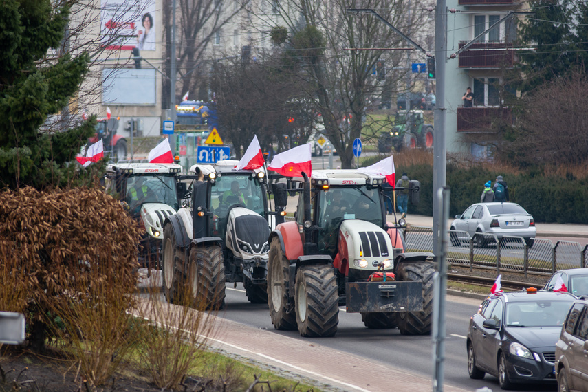 "Potrzebujemy konkretnych rozwiązań". Rolnicy protestowali na ulicach Elbląga zdjęcie nr 301589
