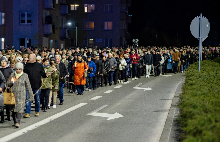 Wierni przeszli przez Elbląg w Drodze Krzyżowej zdjęcie nr 304317