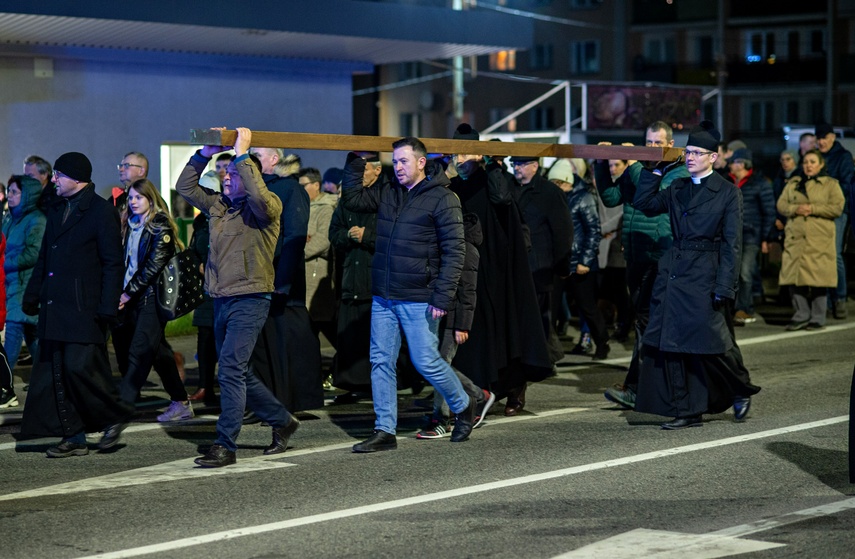 Wierni przeszli przez Elbląg w Drodze Krzyżowej zdjęcie nr 304316