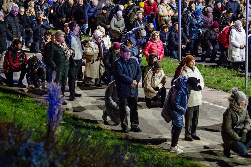 Wierni przeszli przez Elbląg w Drodze Krzyżowej zdjęcie nr 304300