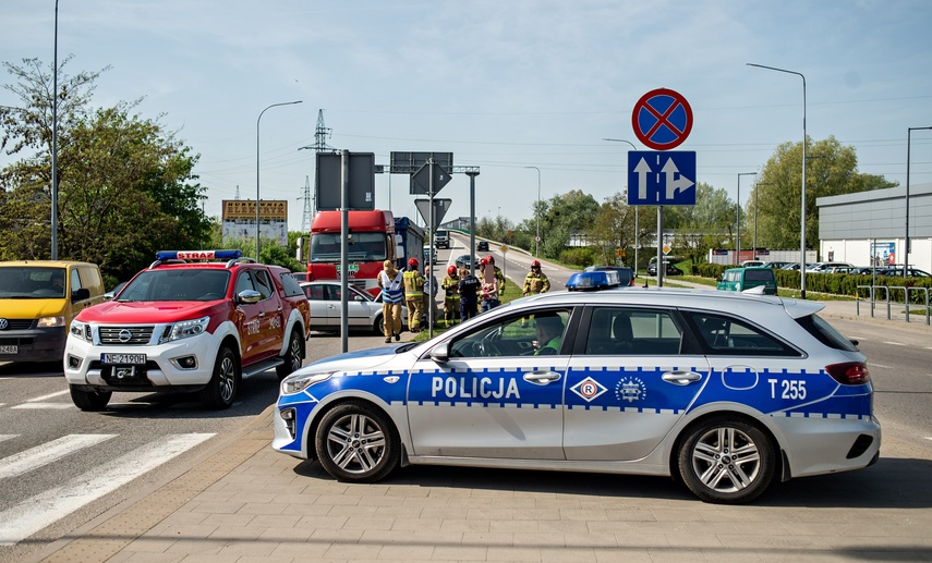 Elbląg Utrudnienia na Trasie Unii Europejskiej