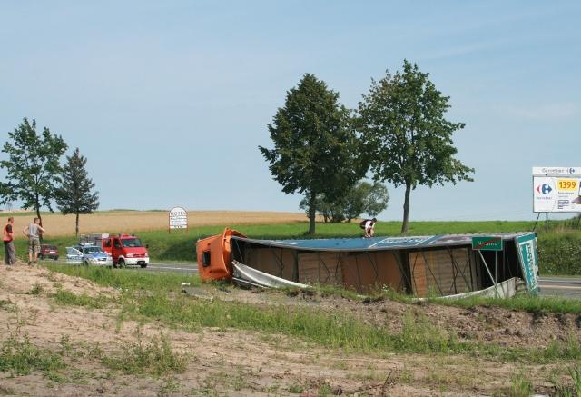 TIR w rowie zdjęcie nr 26138