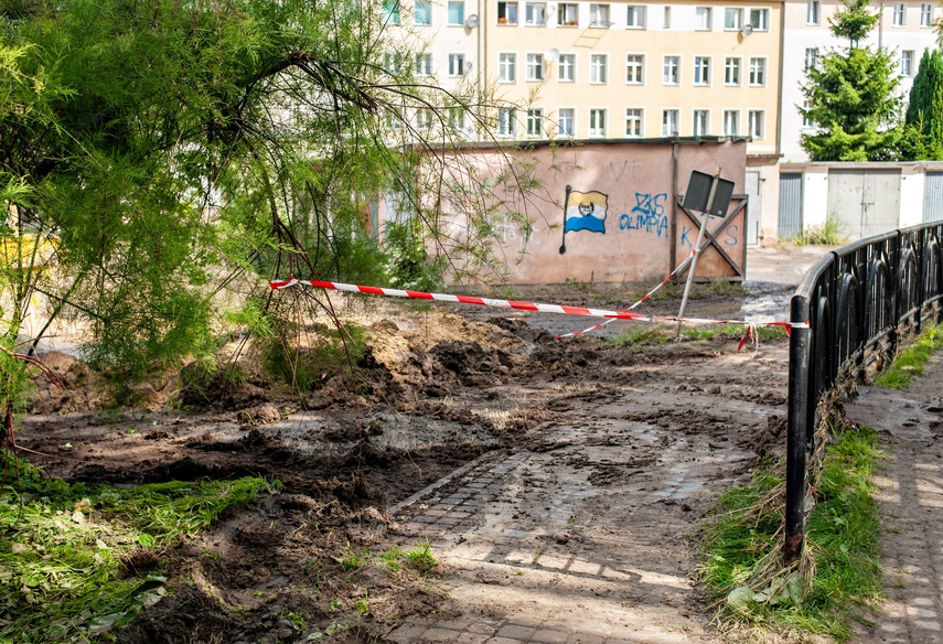 Przy Kumieli dzień po powodzi zdjęcie nr 334751