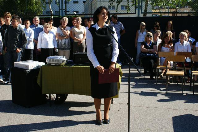 Agnieszka Jurewicz zapewniła uczniów, że drzwi jej gabinetu będą dla nich zawsze otwarte.