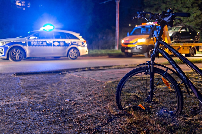 Potrącenie rowerzystki na Marymonckiej zdjęcie nr 335651
