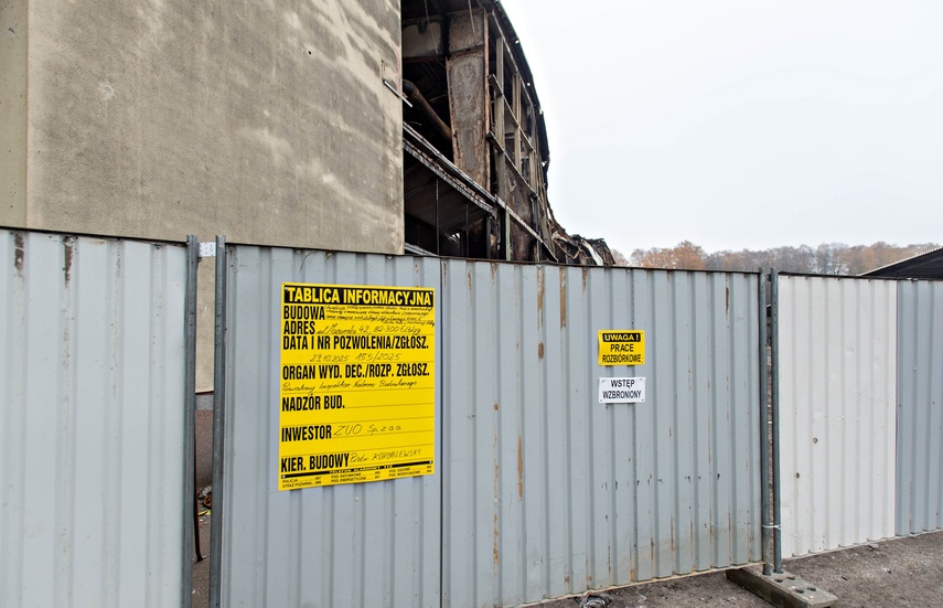 Tak wygląda ZUO dwa tygodnie po pożarze zdjęcie nr 338809