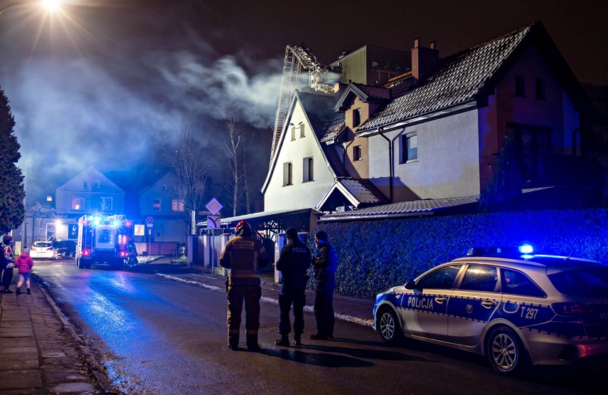 Pożar sadzy w kominie zdjęcie nr 339986