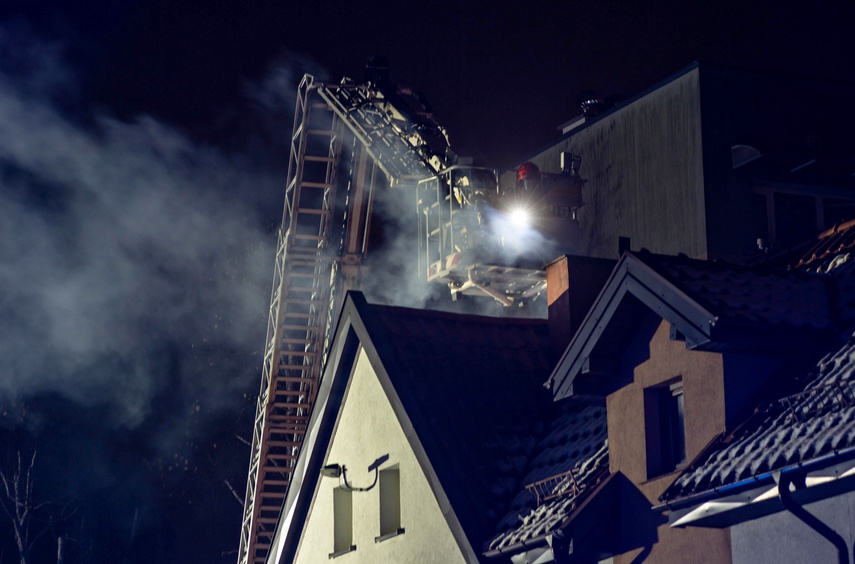 Pożar sadzy w kominie zdjęcie nr 339990