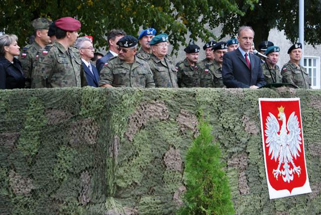 Elbląg Minister chwali nowego dowódcę