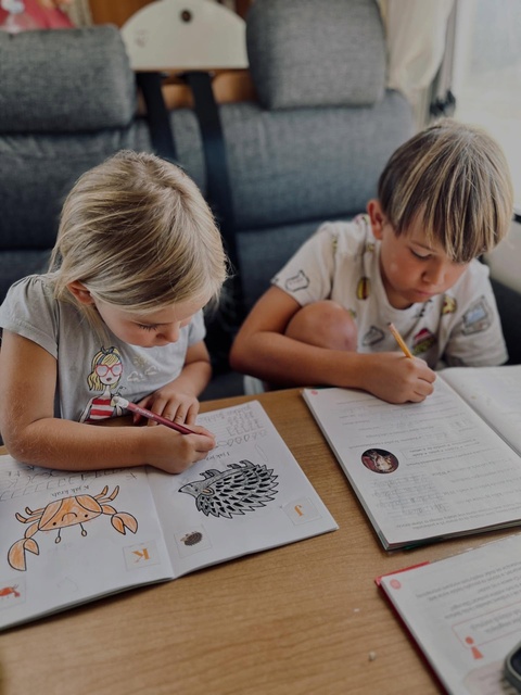 Kamperowa codzienność - edukacja domowa