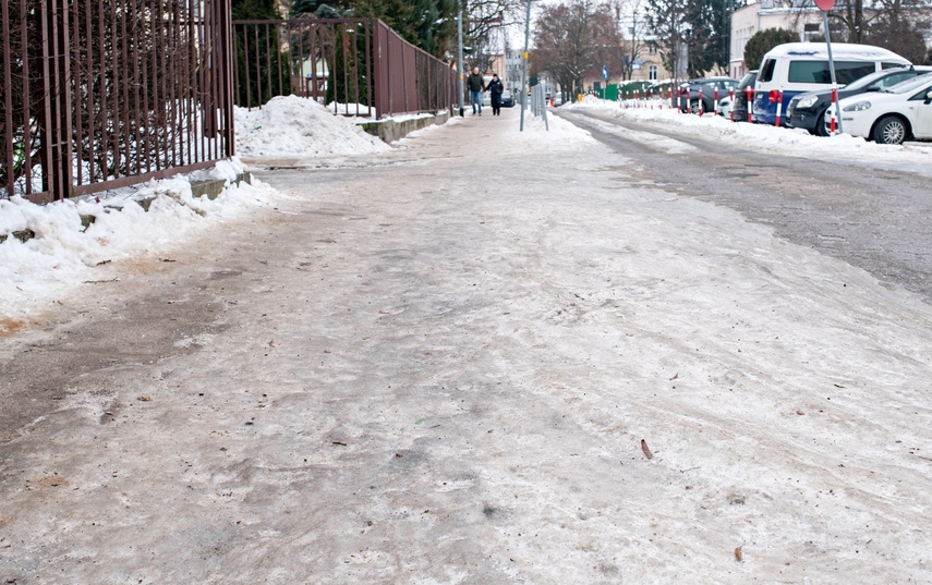 Chodniki skute lodem zdjęcie nr 342523