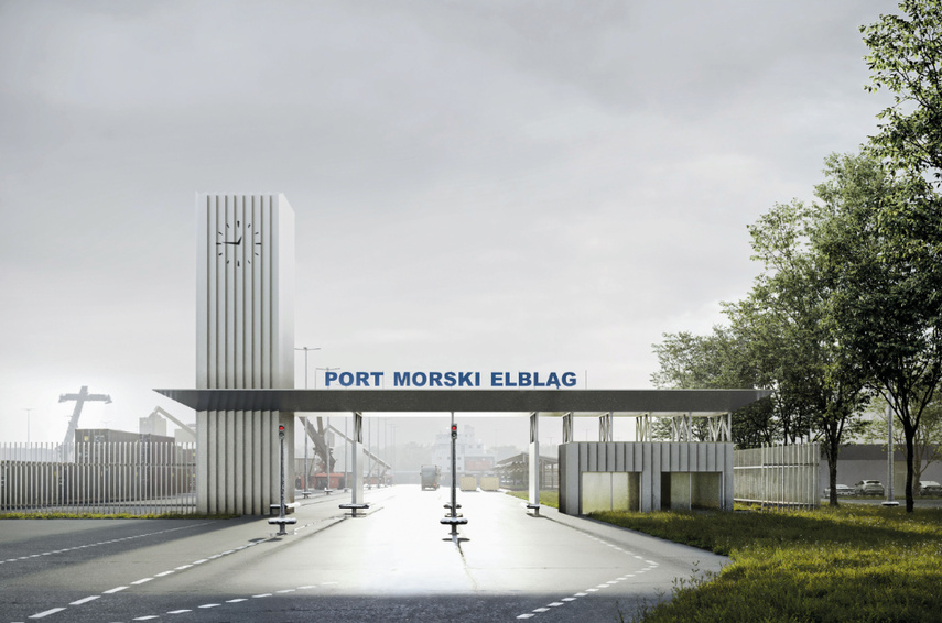 Wizualizacja nowego portu morskiego w Elblągu zdjęcie nr 343263