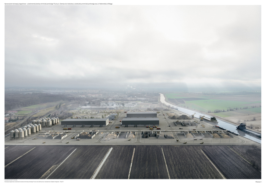 Wizualizacja nowego portu morskiego w Elblągu zdjęcie nr 343262