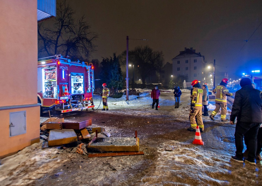 Pożar na ul. 1 Maja zdjęcie nr 343281