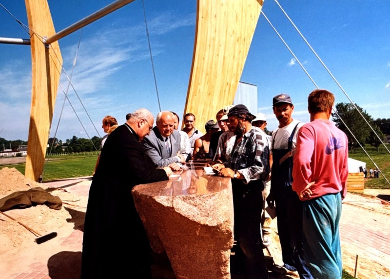 Z gospodarską wizytą na budowie